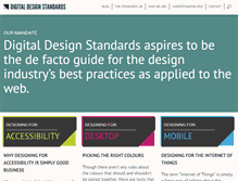 Tablet Screenshot of digitaldesignstandards.com